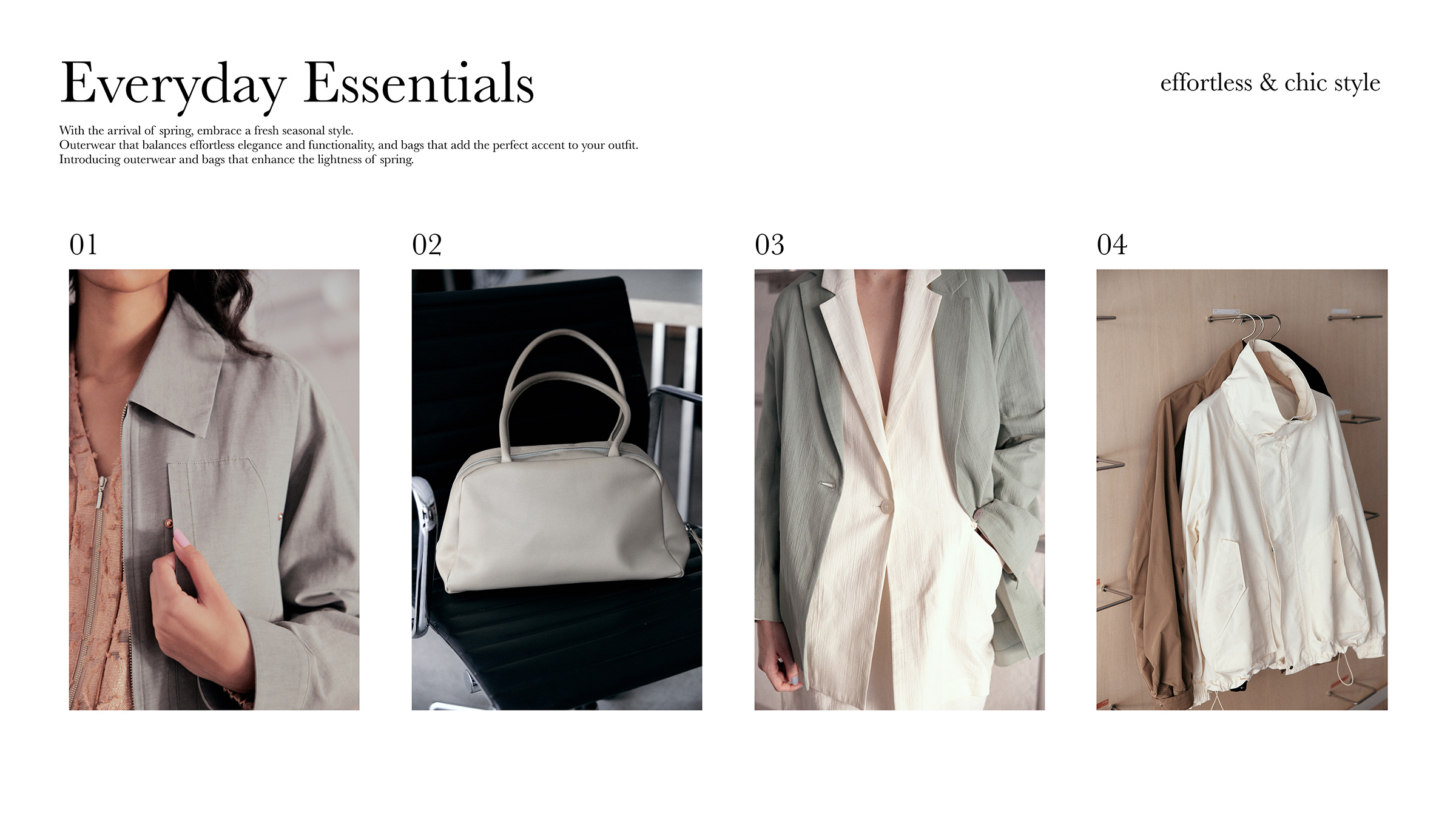 Everyday Essentials - Effortless & chic style