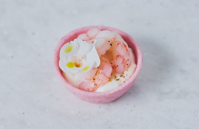 海老グラタンのタルト